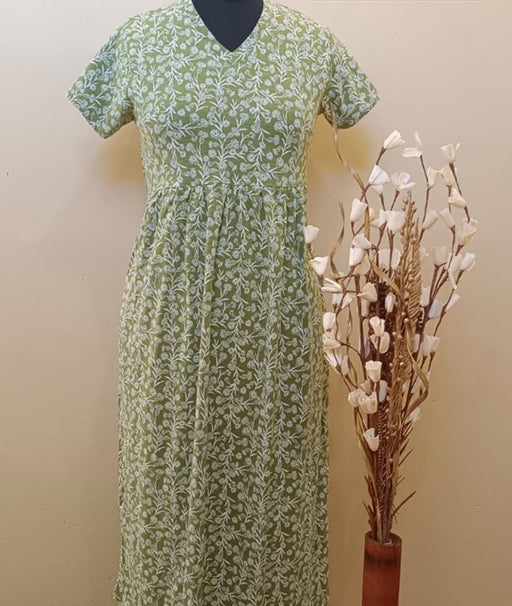 Green Casual Frock